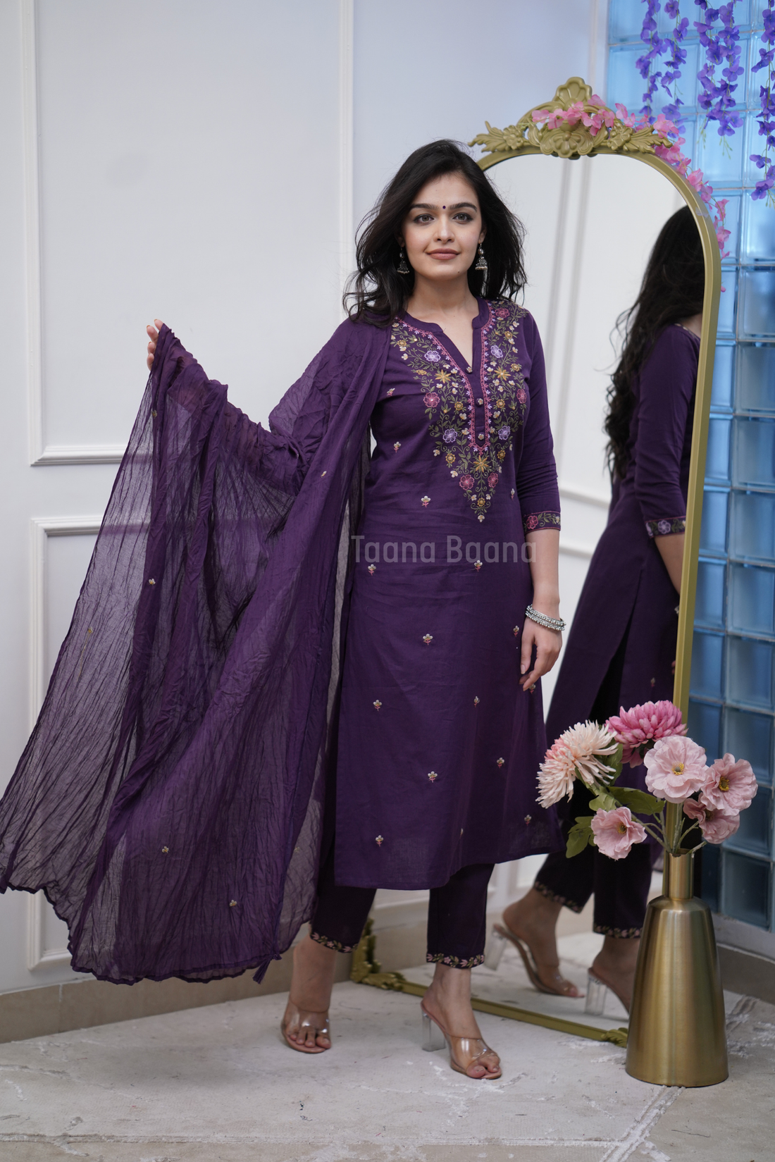 Dupatta Pant Set