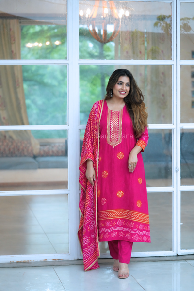 Dupatta Pant Set