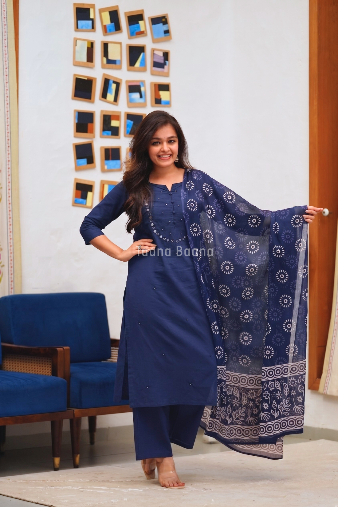 Dupatta Pant Set