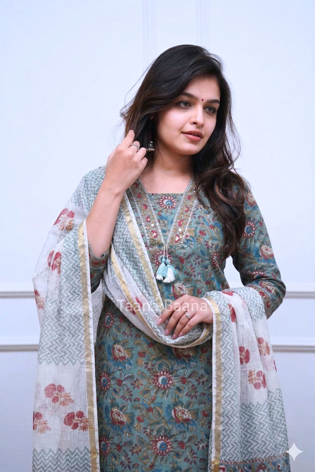 Dupatta Pant Set