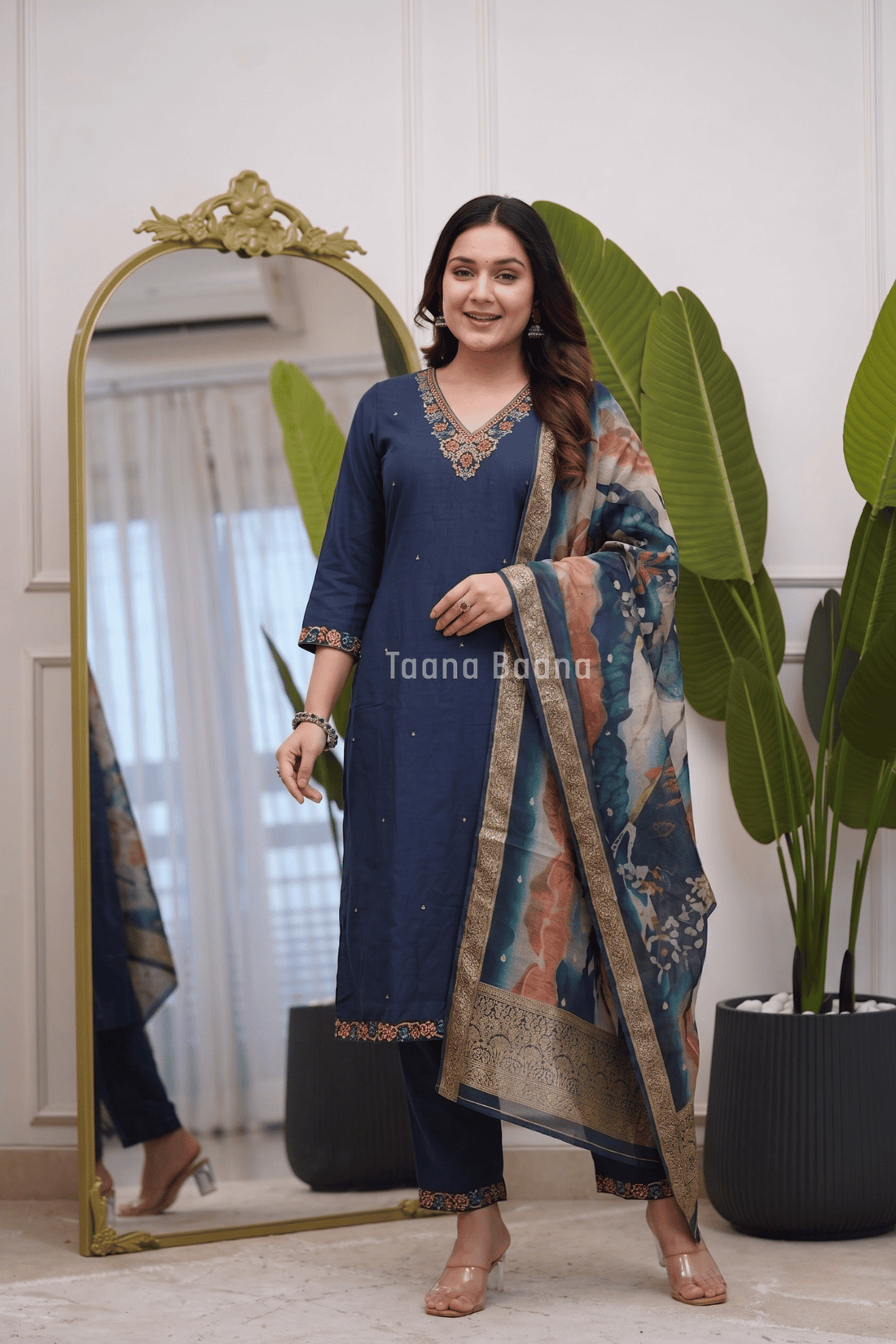 Dupatta Pant Set