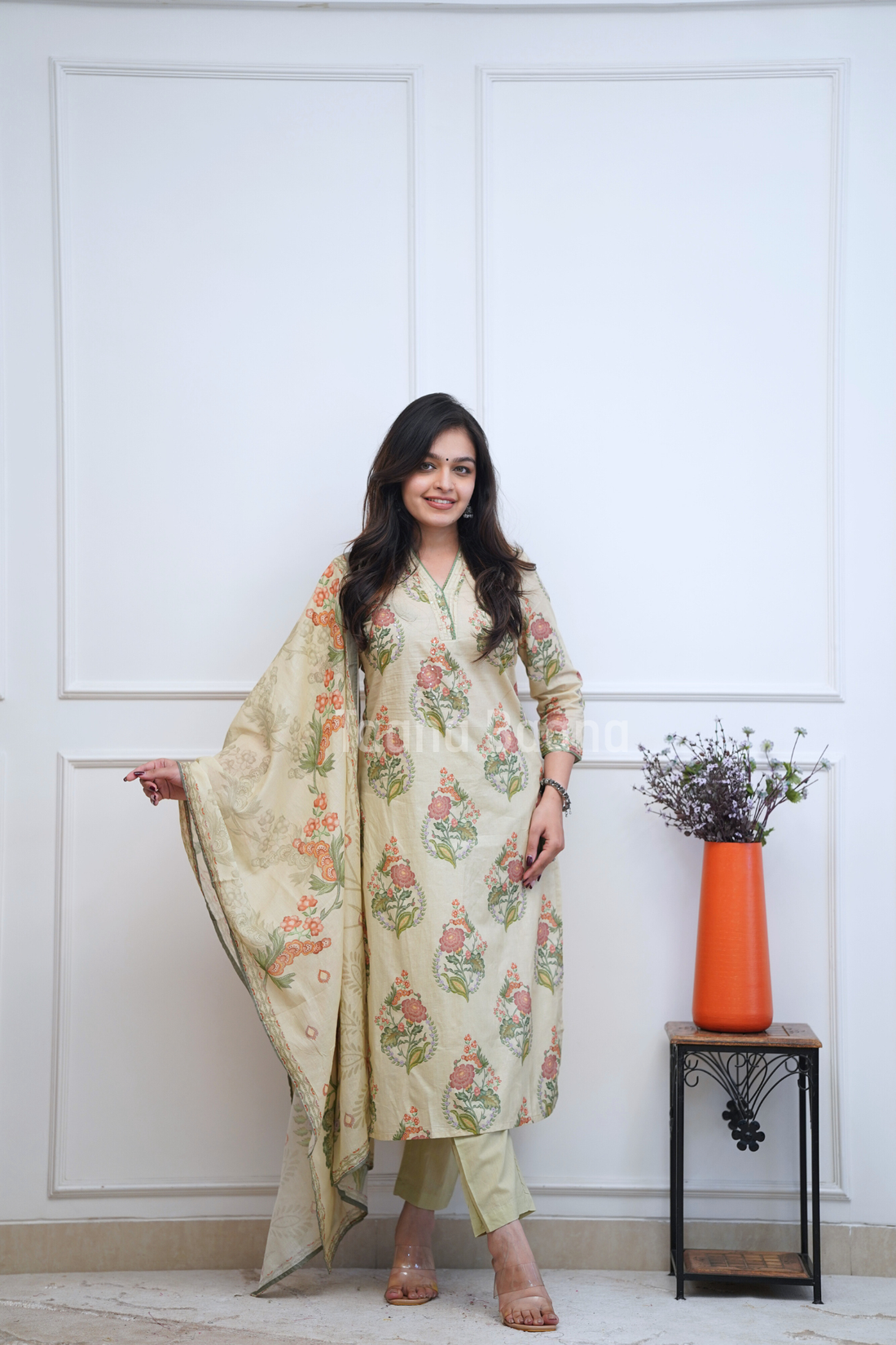 Dupatta Pant Set