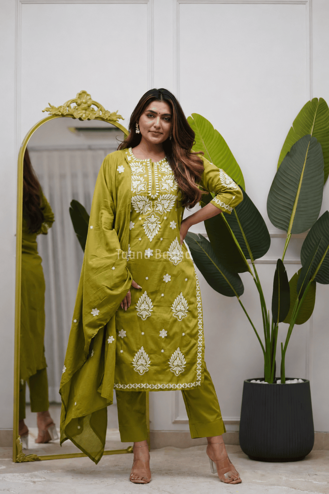 Dupatta Pant Set
