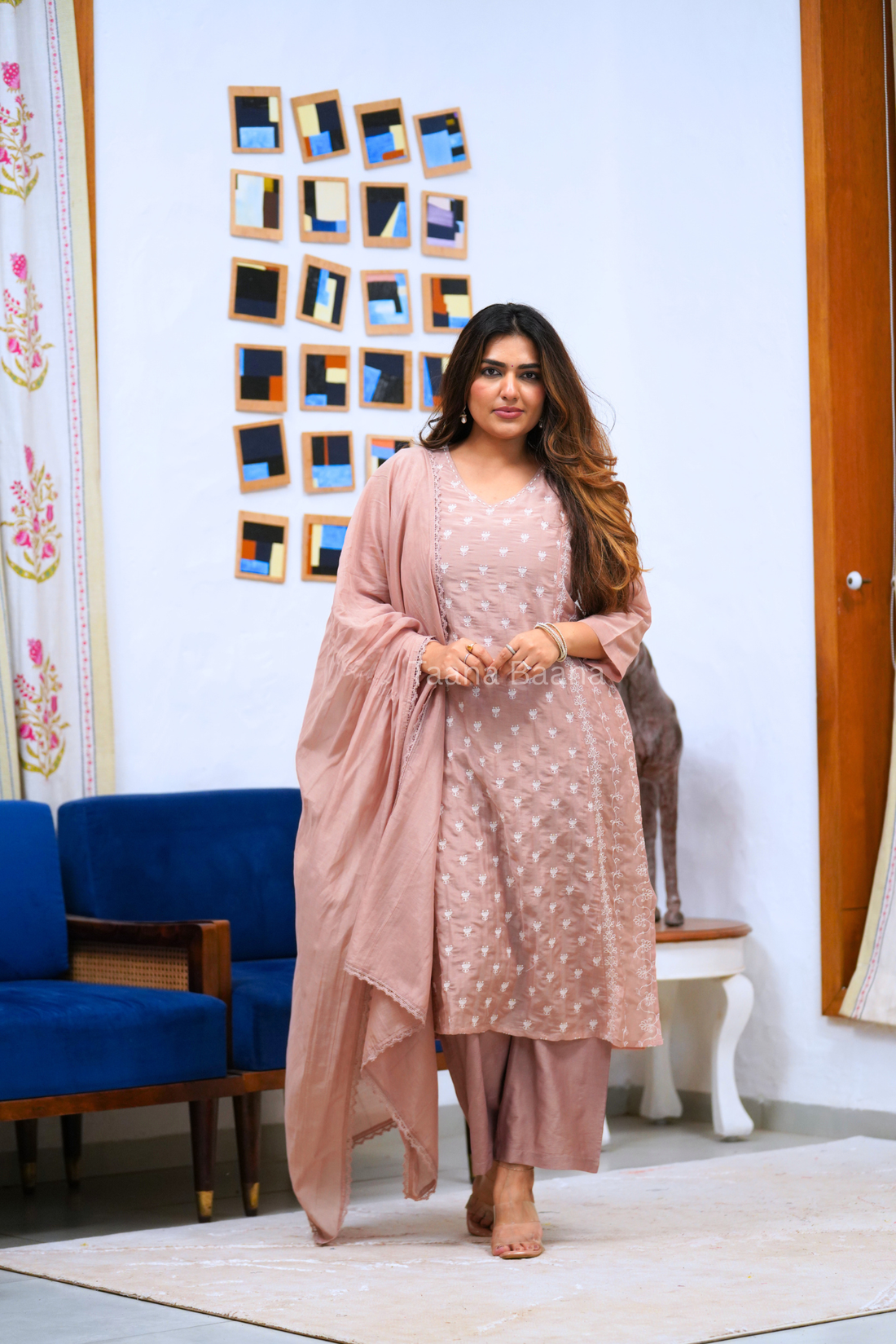 Dupatta Pant Set