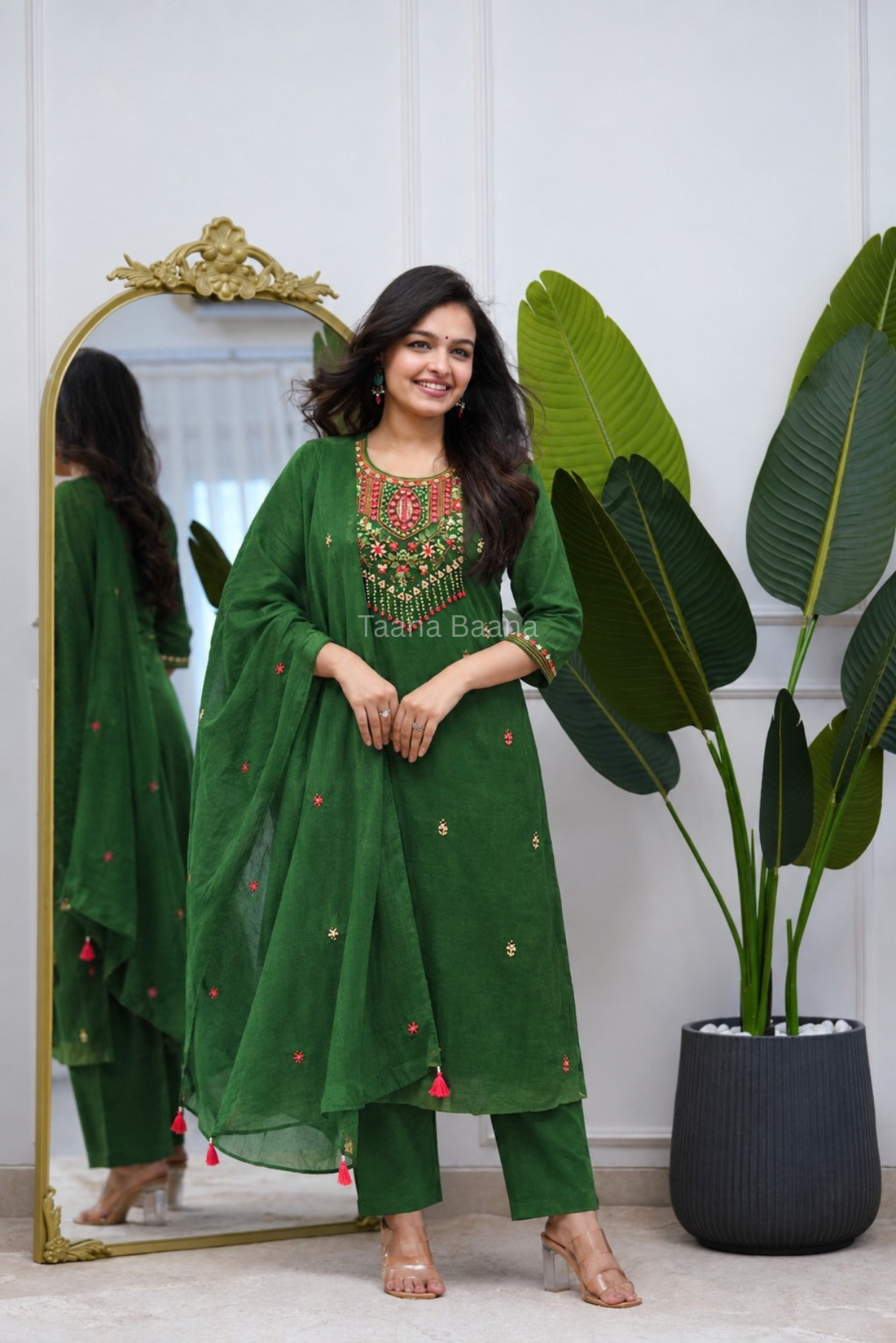 A-line Dupatta Set