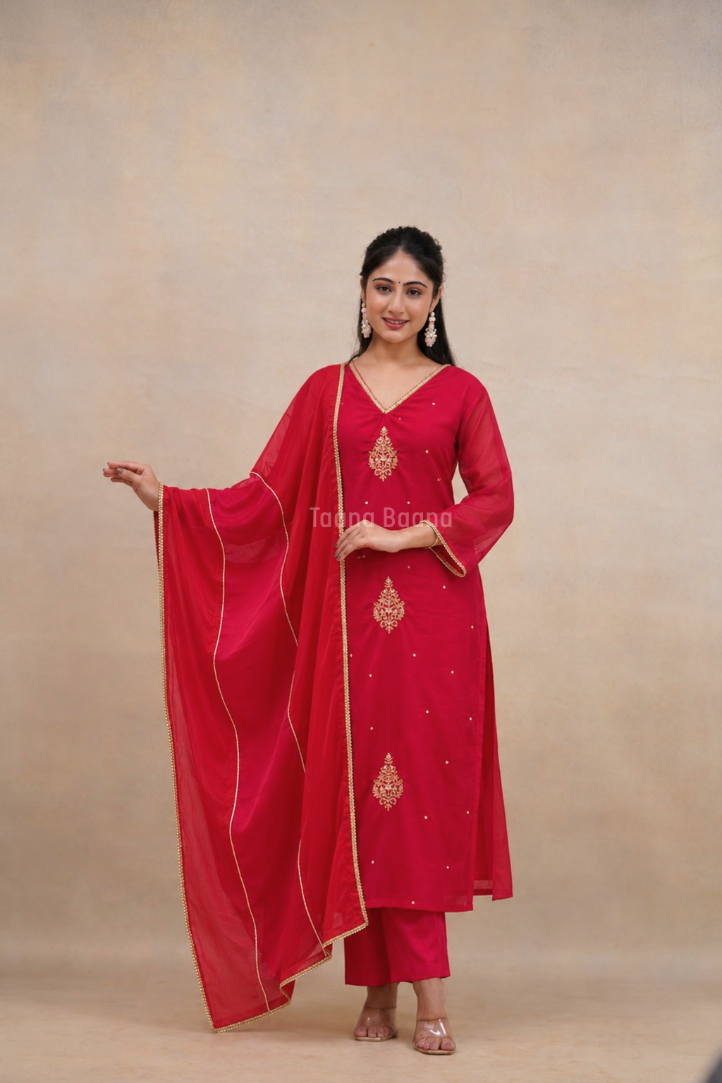 Dupatta Pant Set