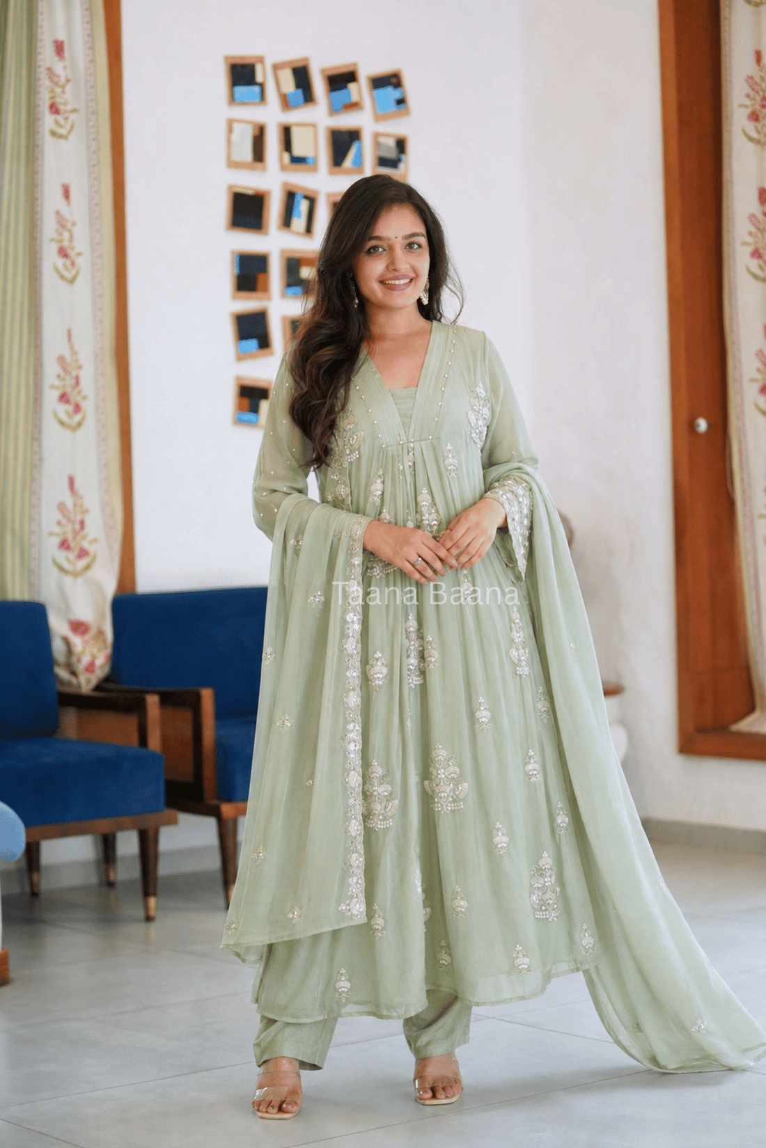 Dupatta Pant Set