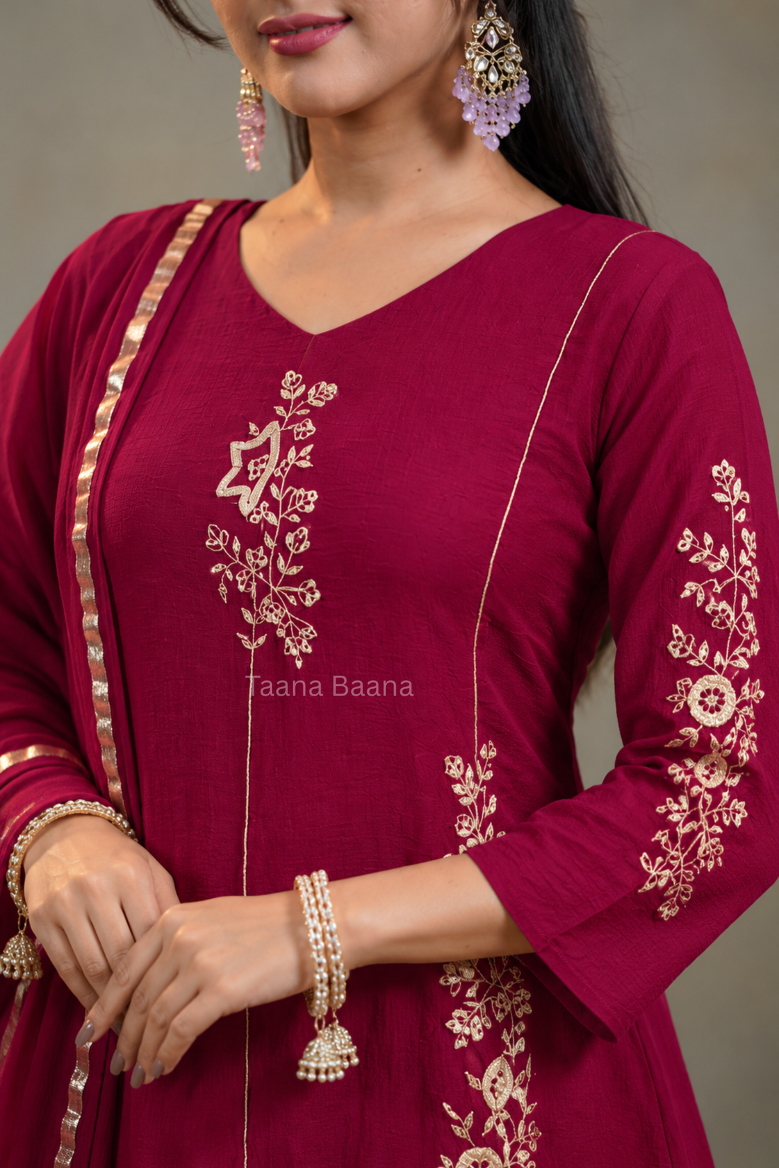 Dupatta Pant Set