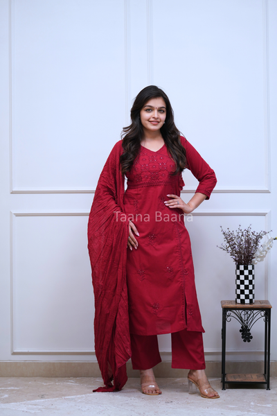 Dupatta Pant Set