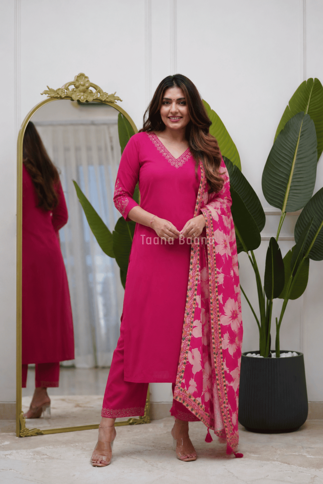 Dupatta Pant Set