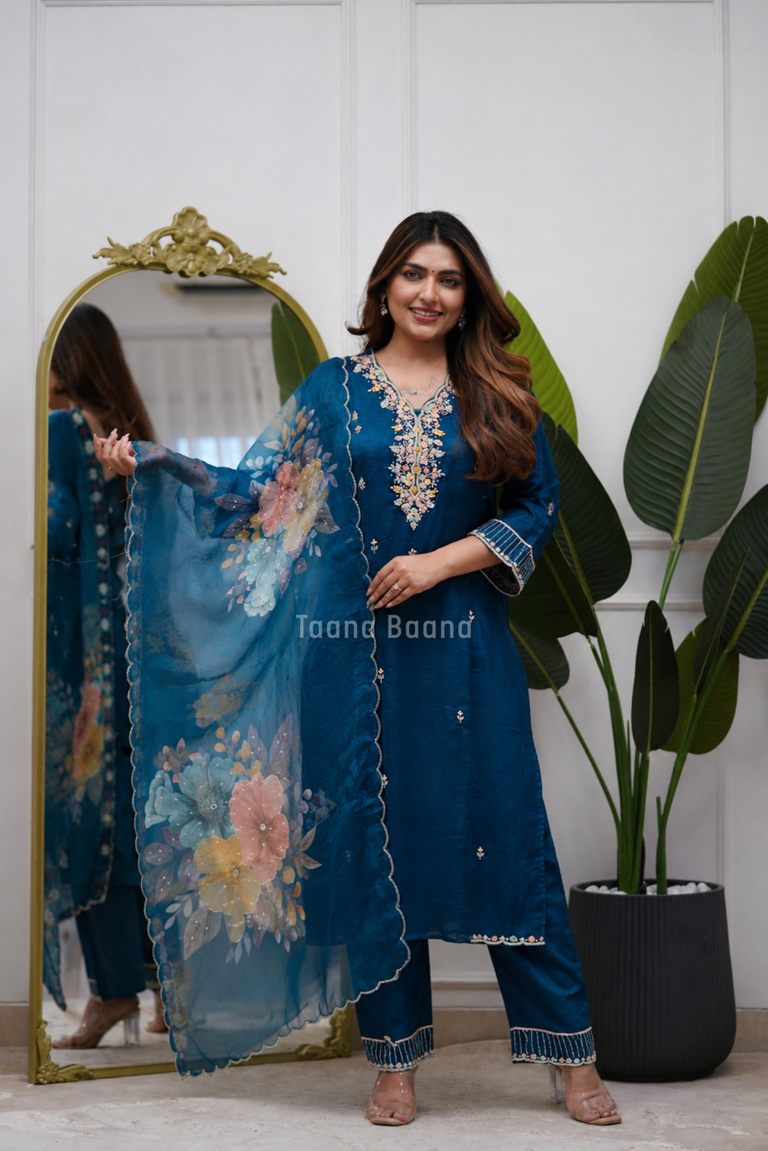 Dupatta Pant Set
