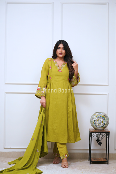 Dupatta Pant Set