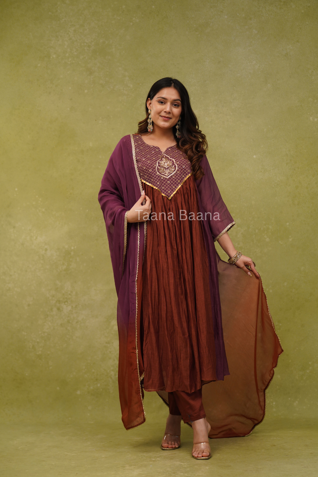 Dupatta Pant Set
