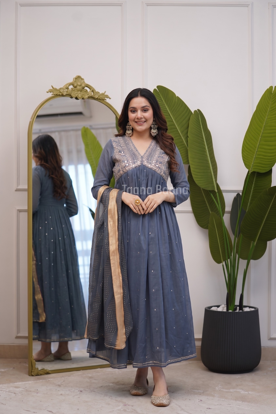 Dupatta Pant Set