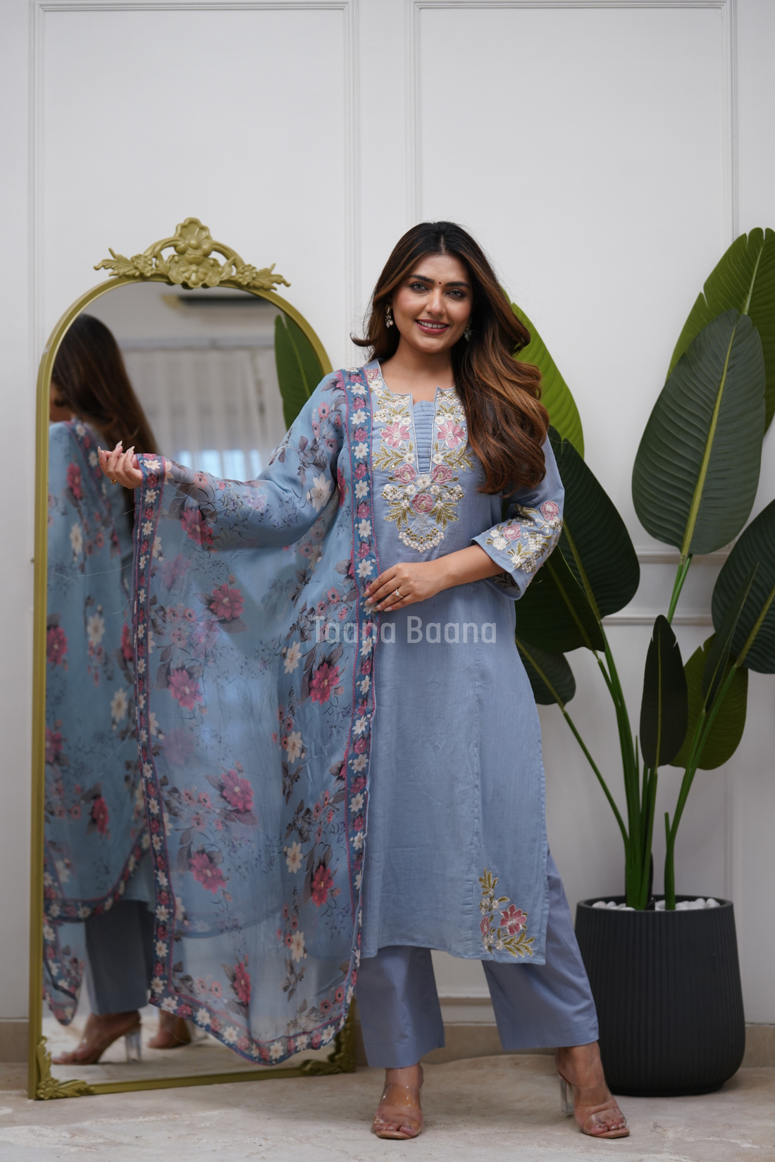 Dupatta Pant Set