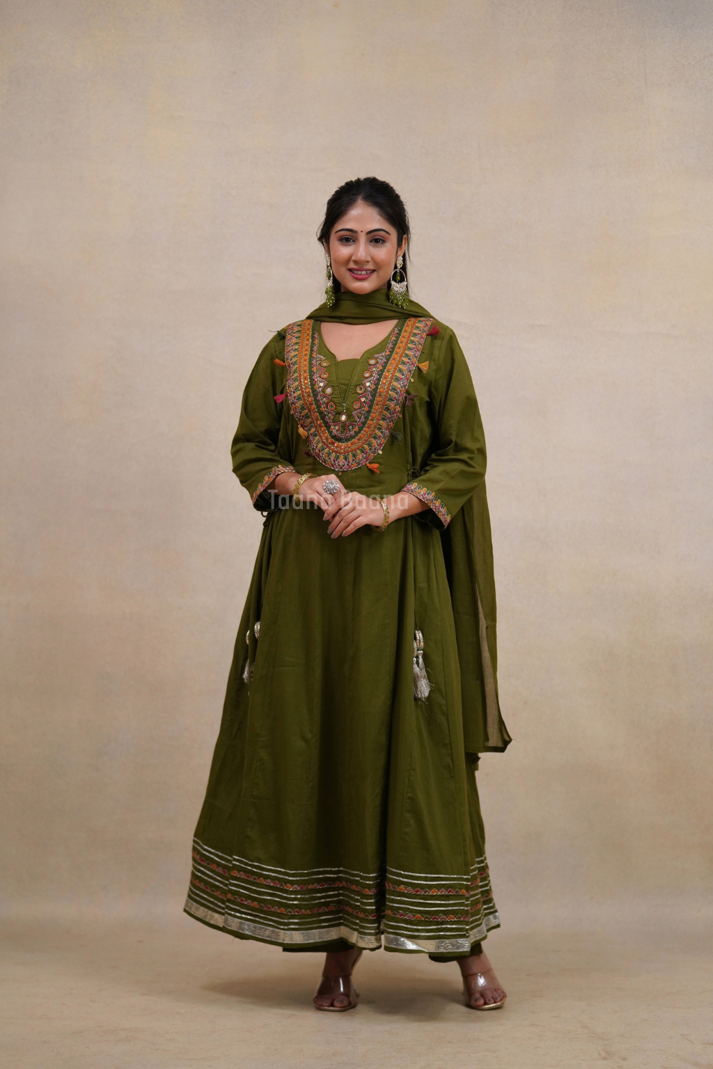 Anarkali Dupatta Set