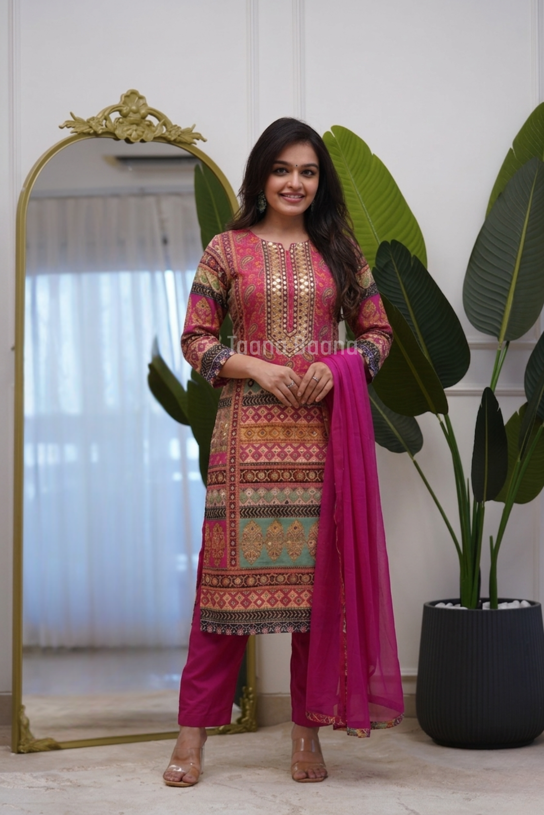 Dupatta Pant Set