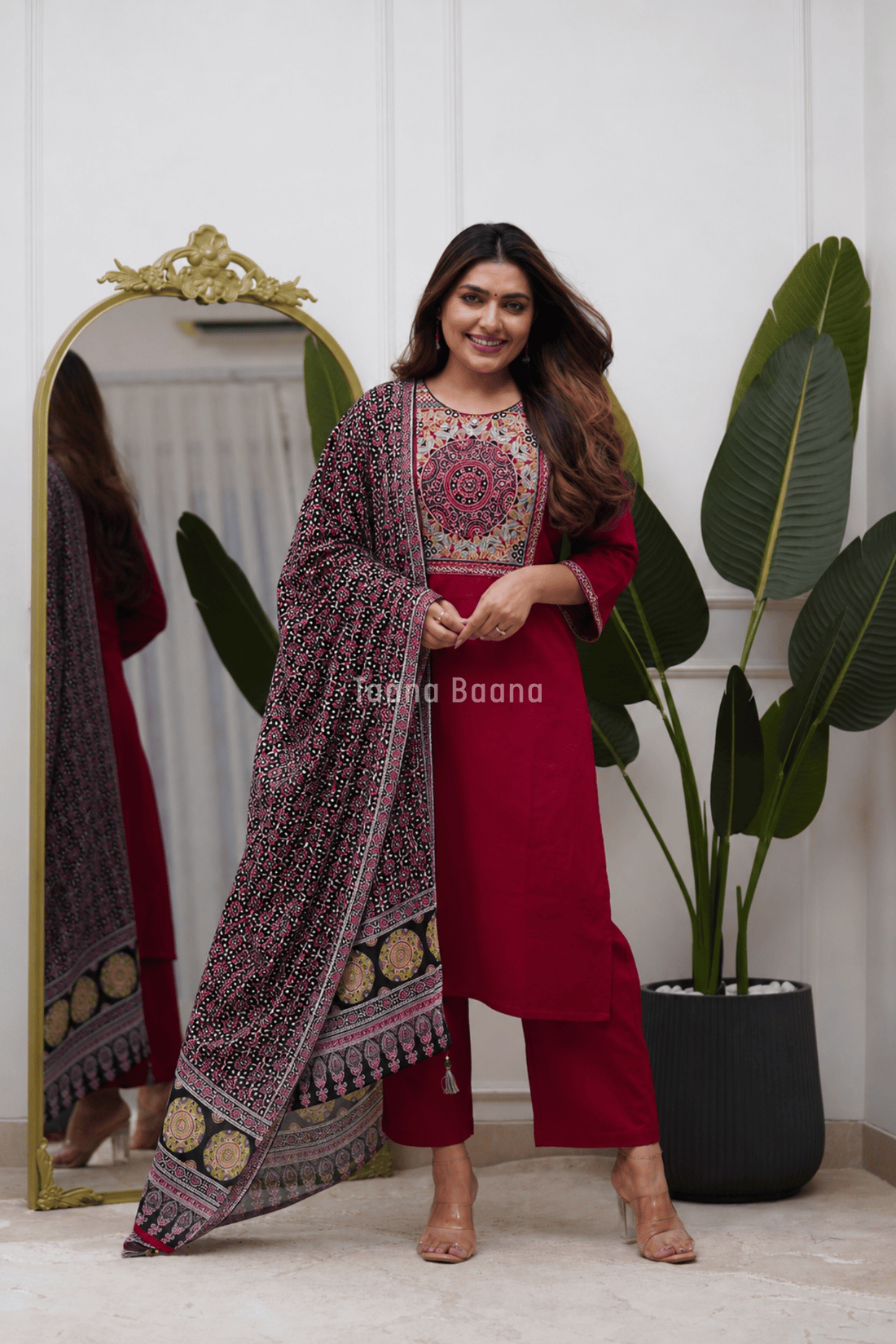 Dupatta Pant Set