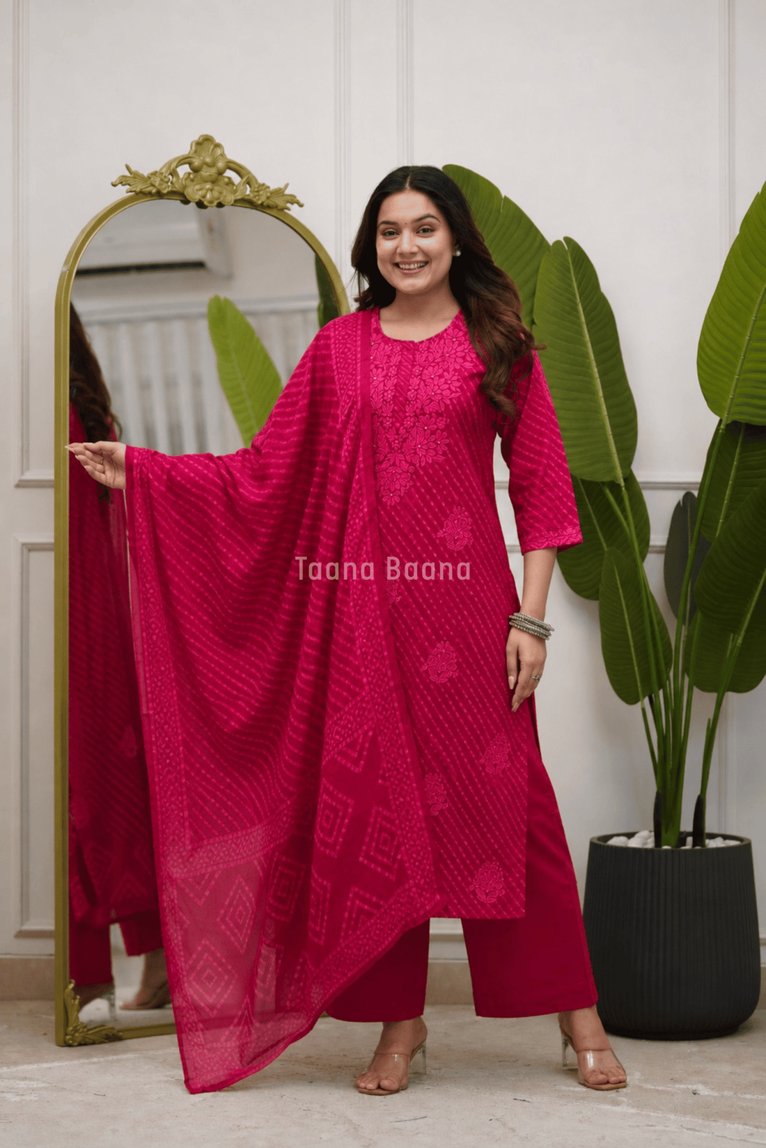 Dupatta Pant Set