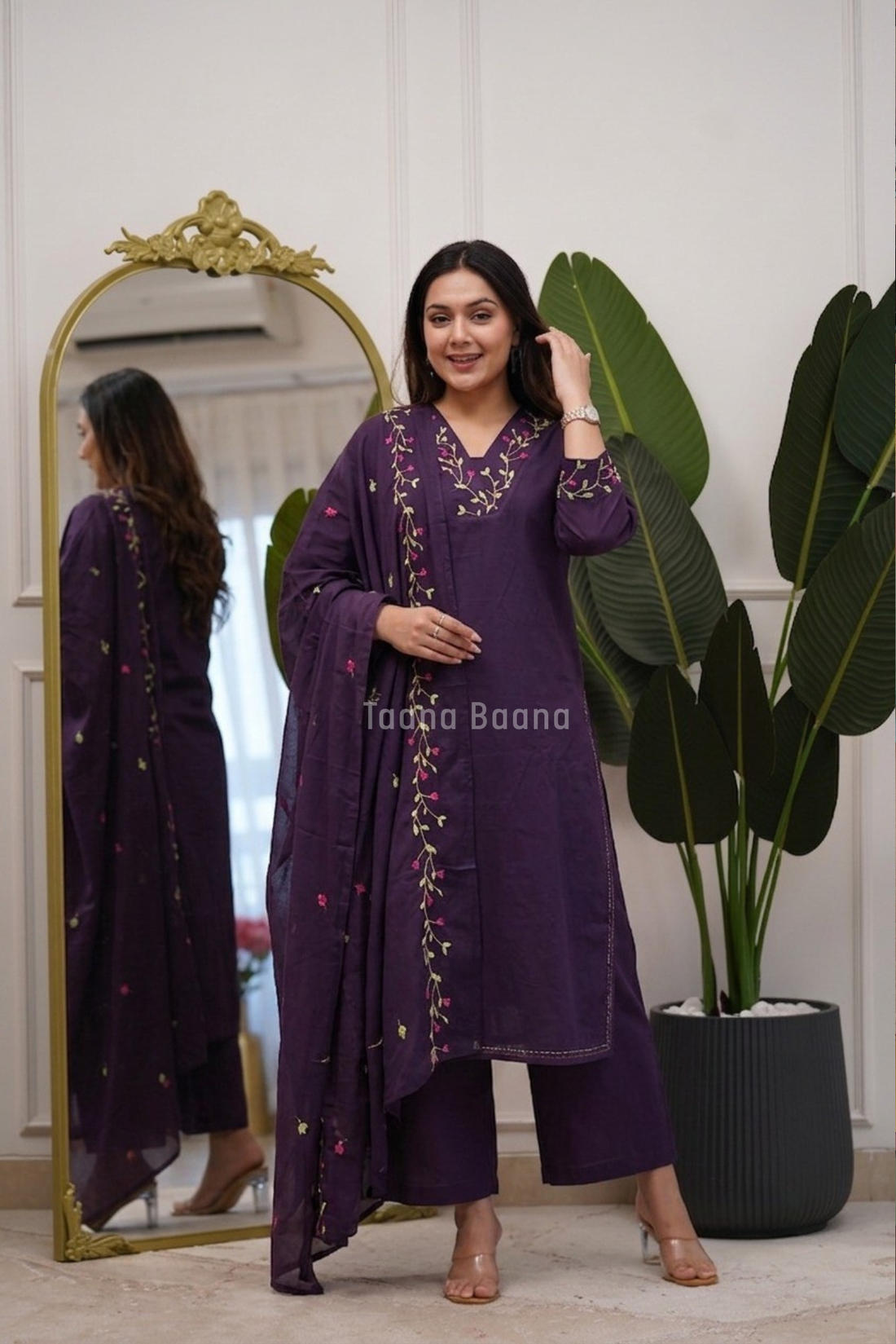 Dupatta Pant Set