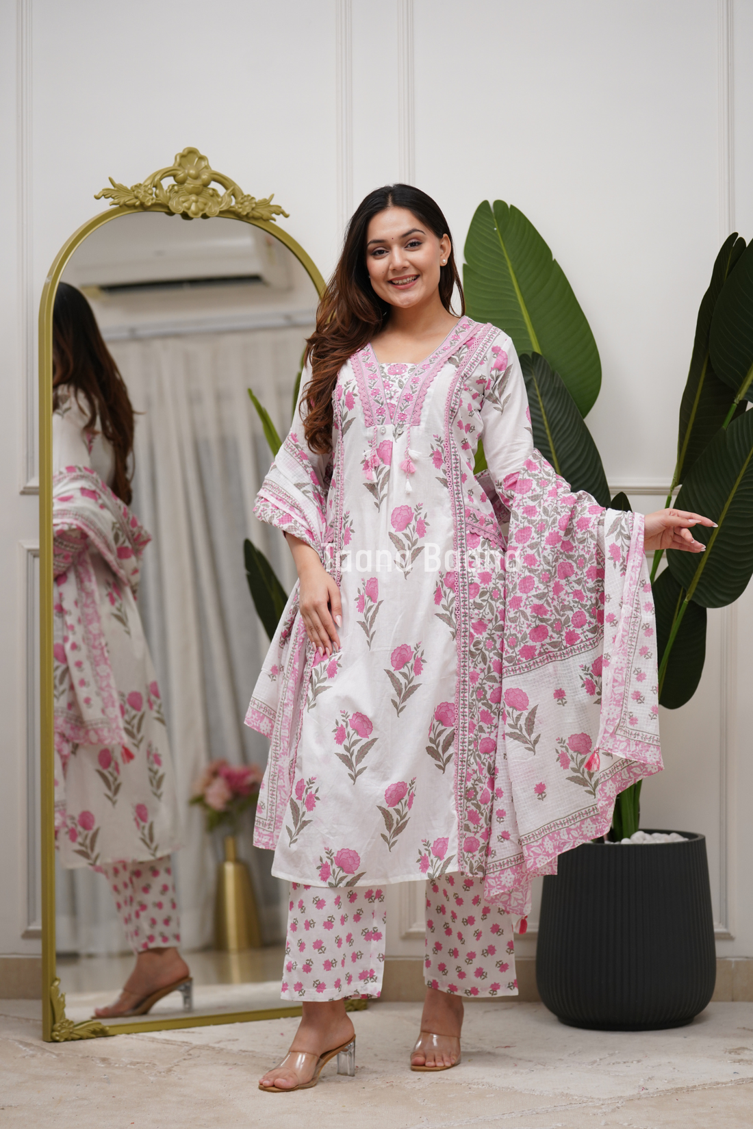 Dupatta Pant Set