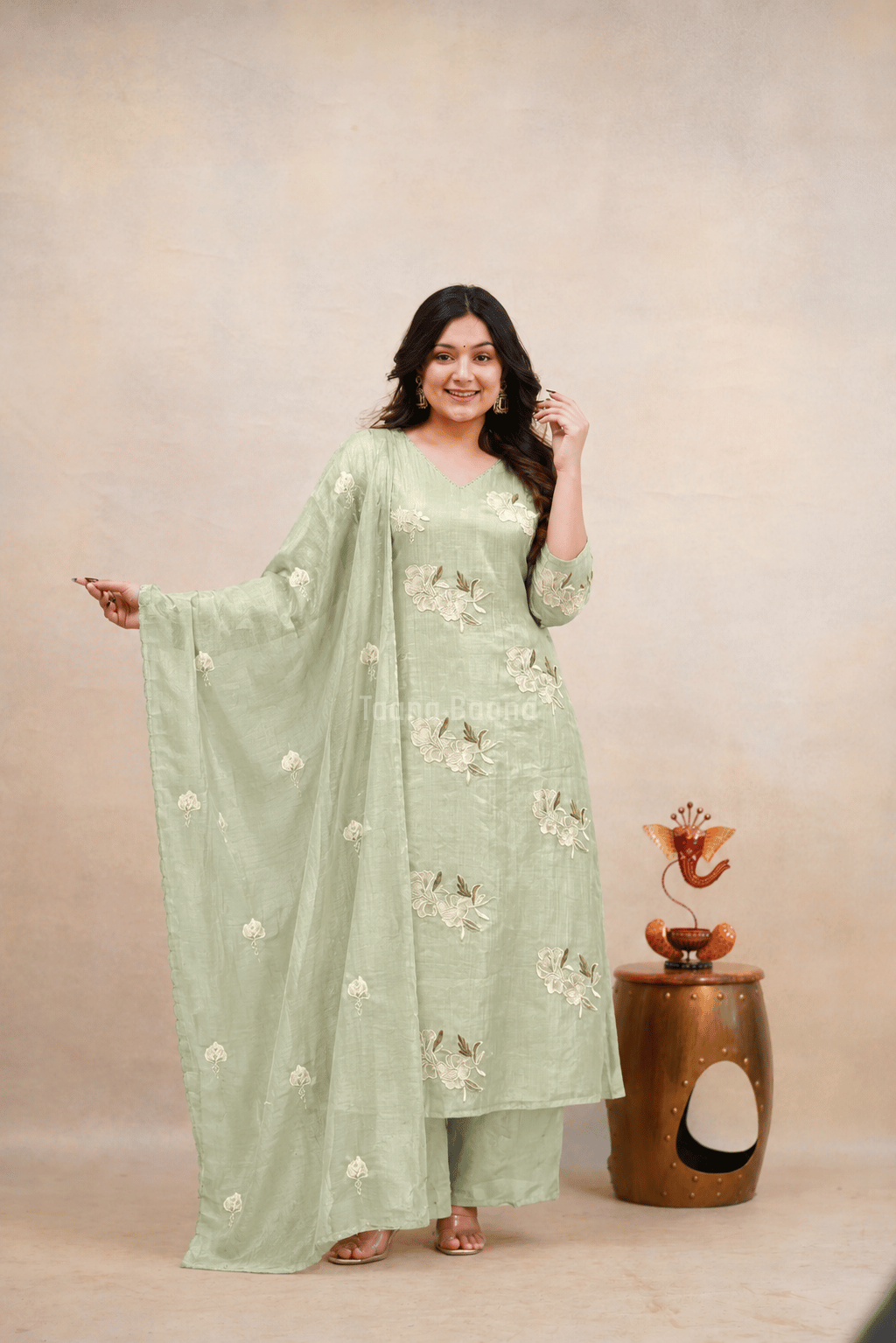 Dupatta Pant Set