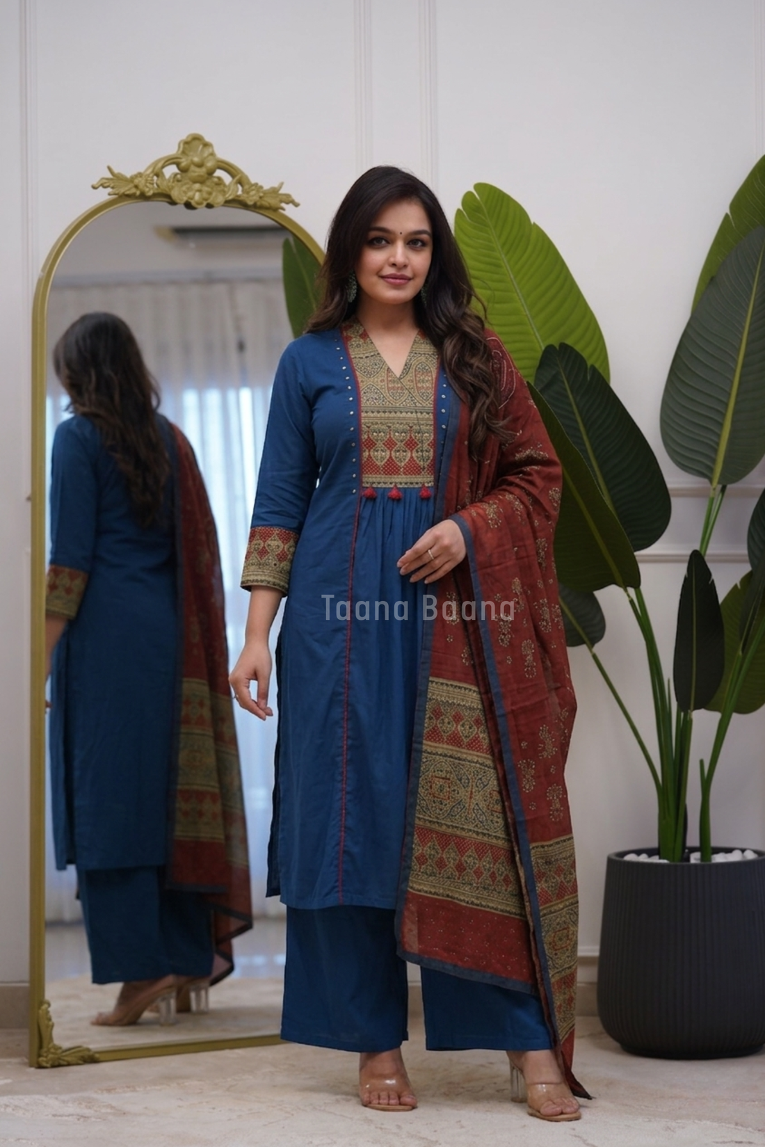 Dupatta Pant Set