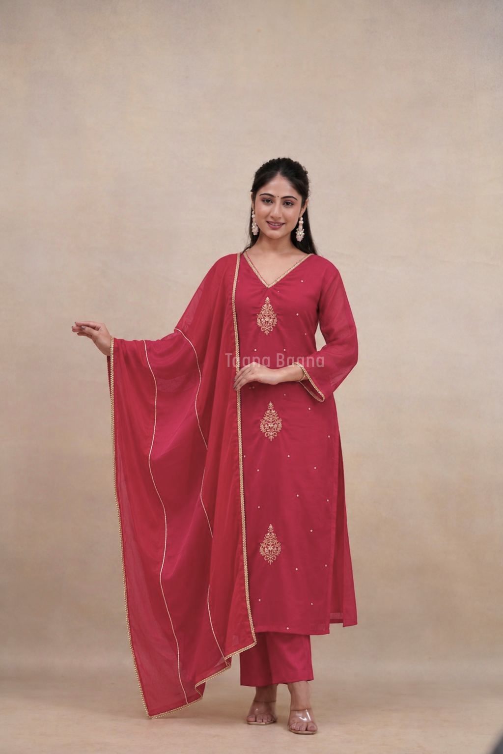 Dupatta Pant Set