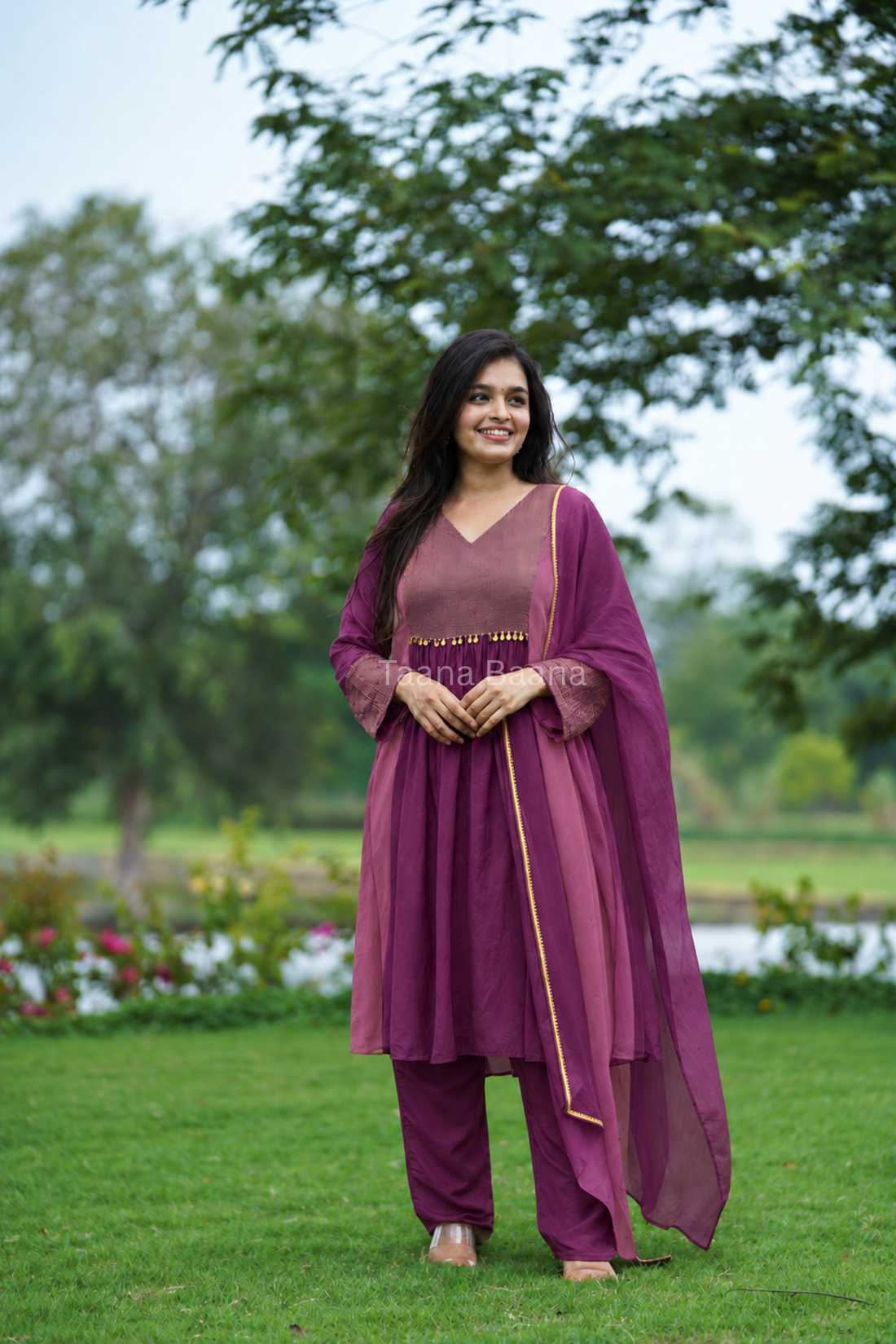 Dupatta Pant Set