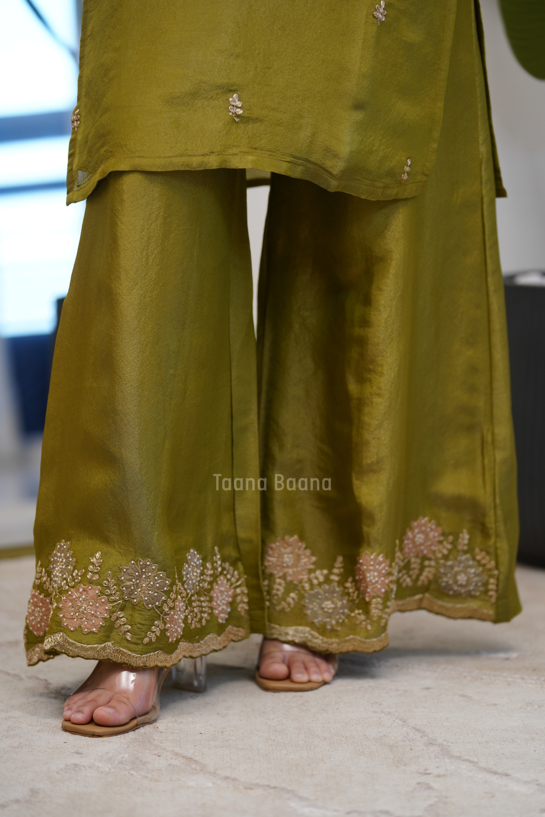 Dupatta Plazo Set