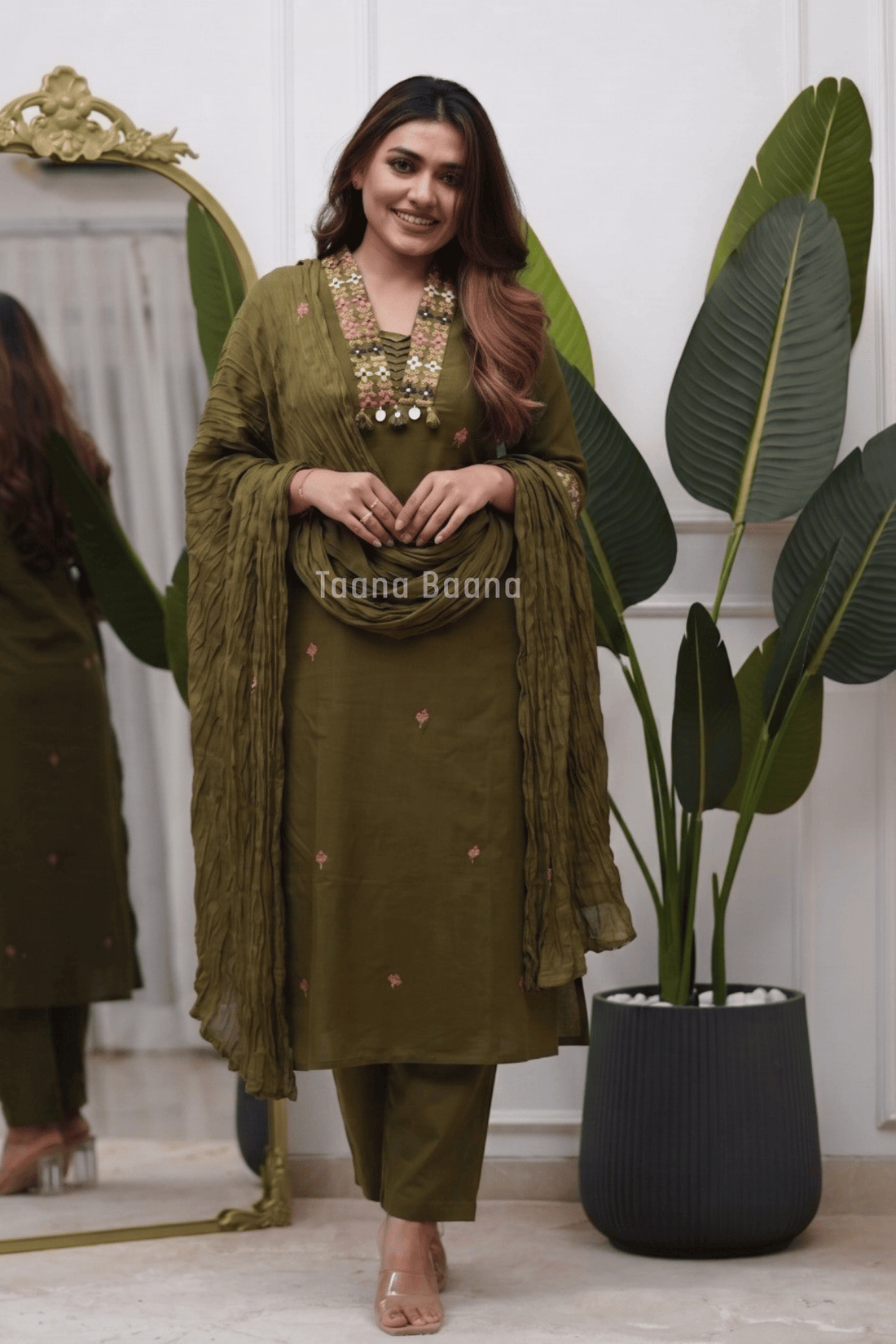 Dupatta Pant Set