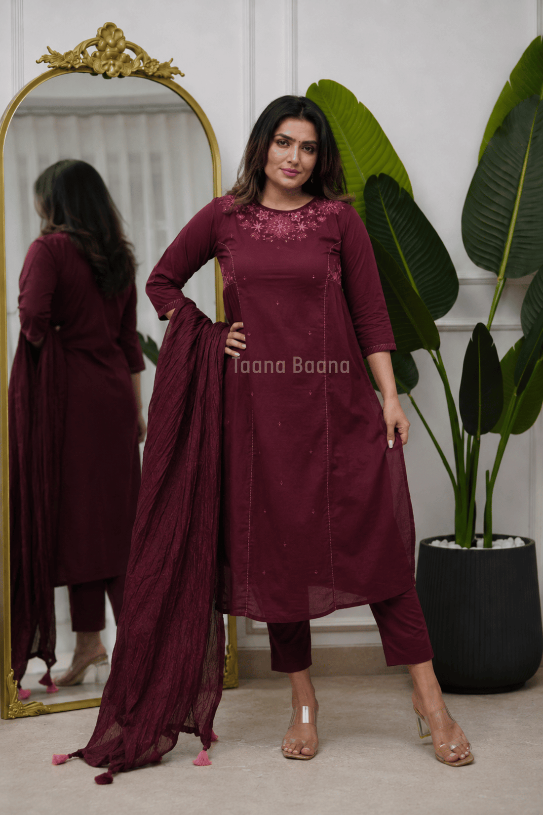 Dupatta Pant Set