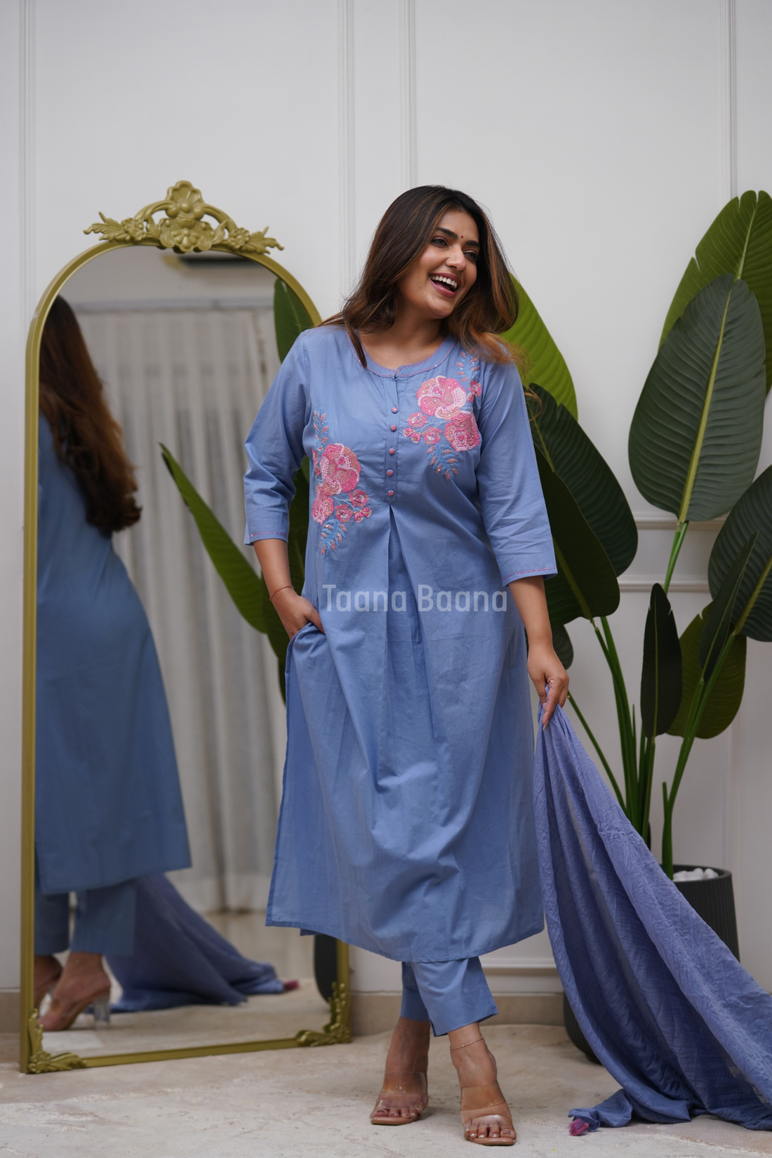 Dupatta Pant Set