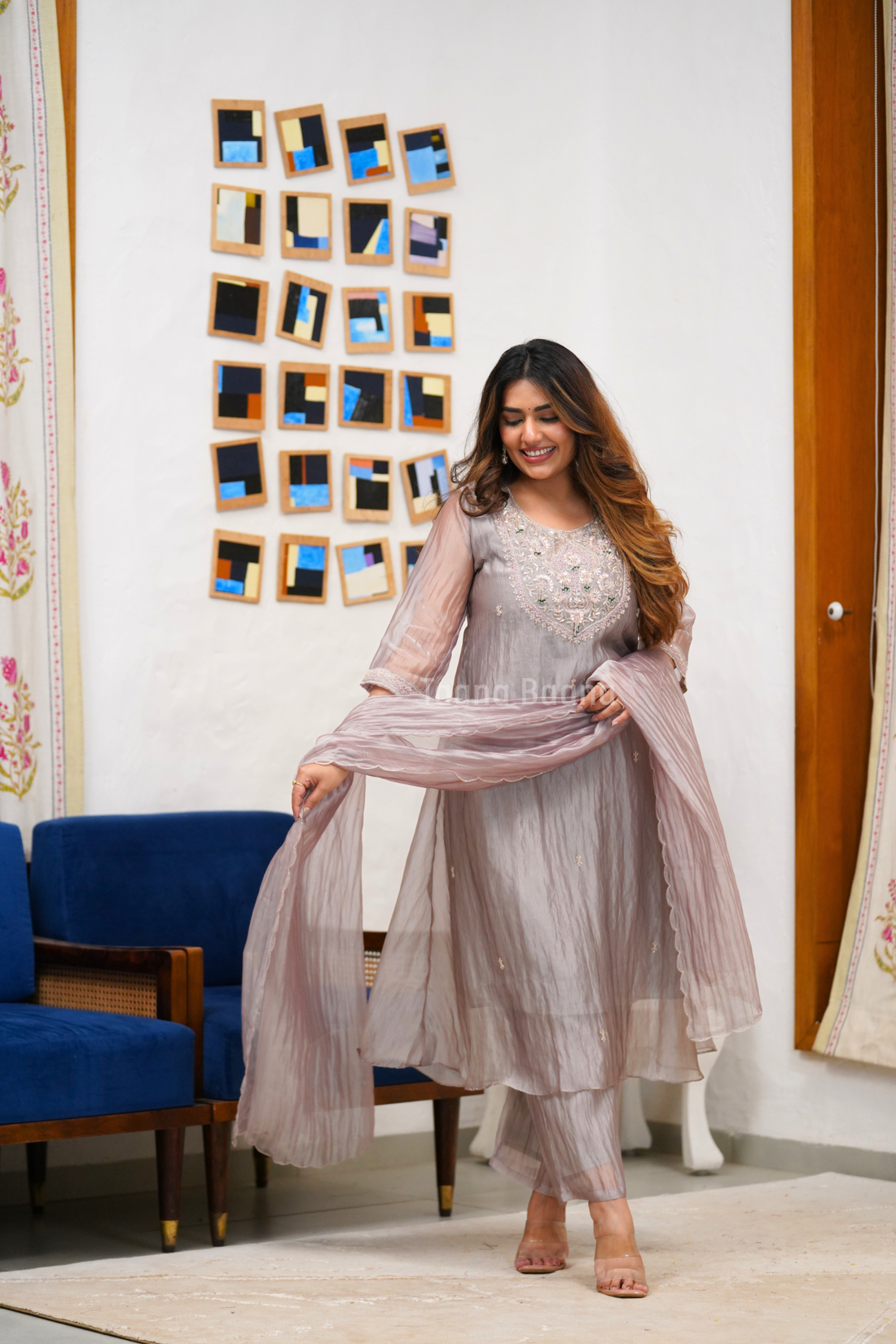Dupatta Pant Set