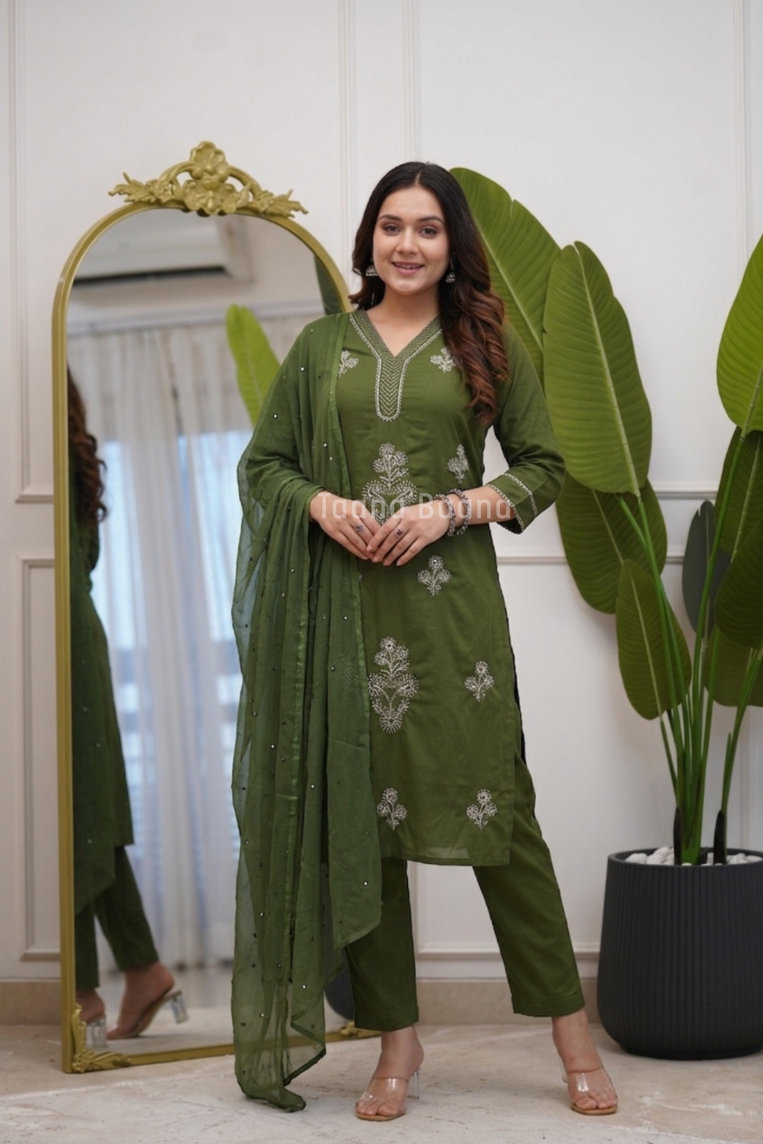 Dupatta Pant Set