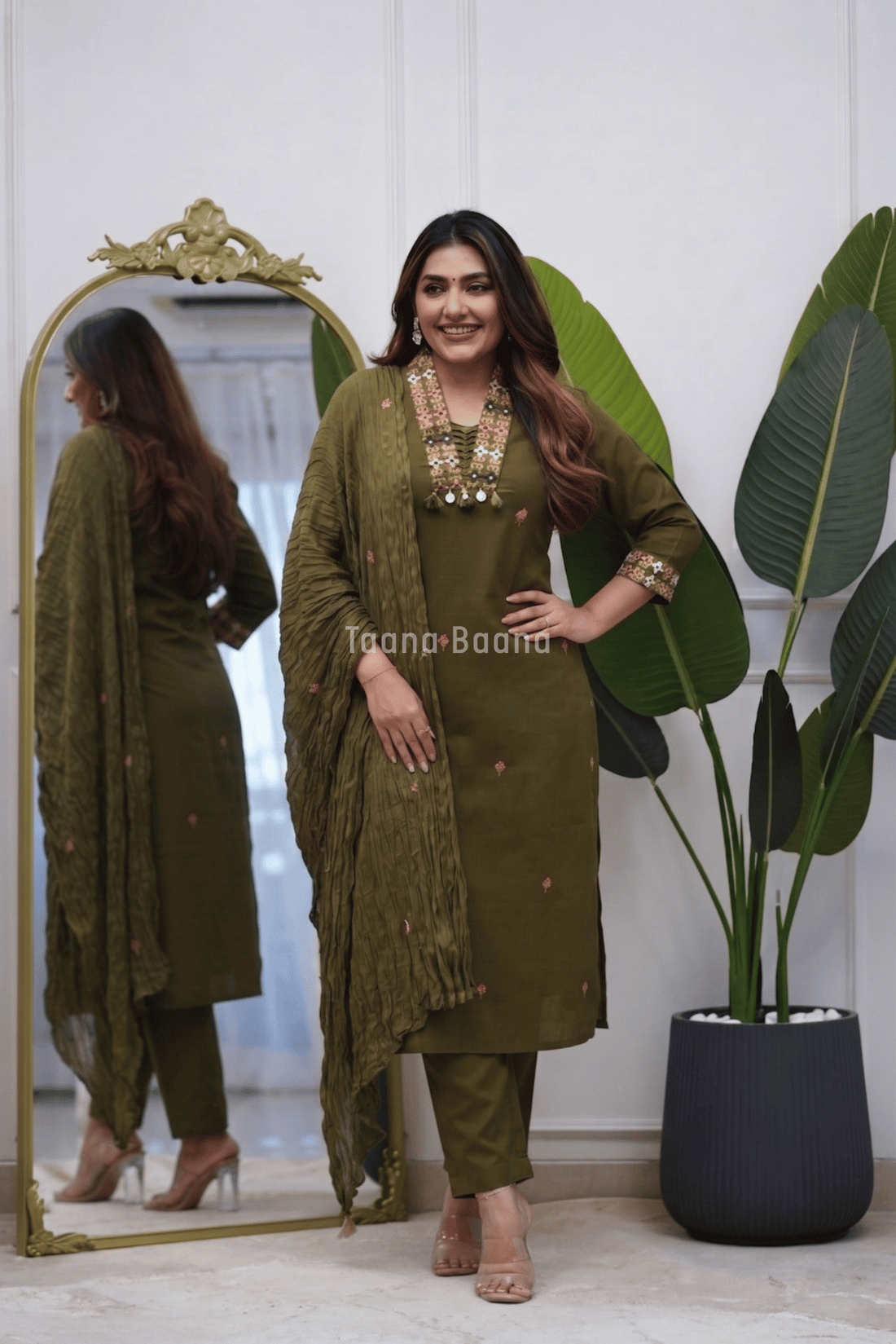 Dupatta Pant Set