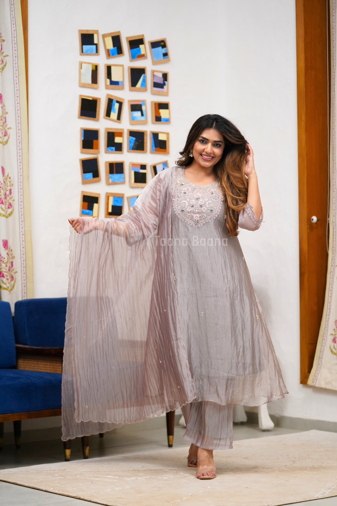 Dupatta Pant Set