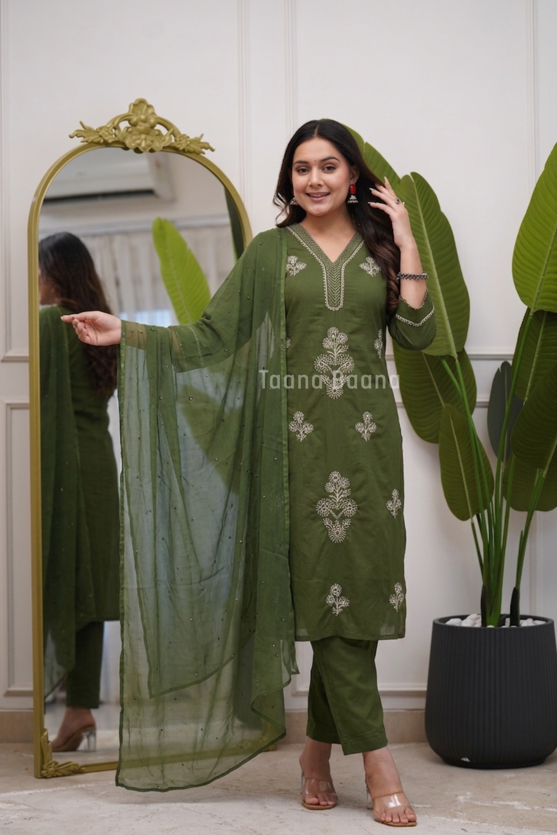 Dupatta Pant Set
