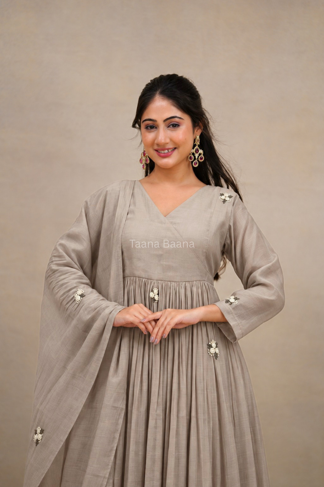 Anarkali Dupatta Set
