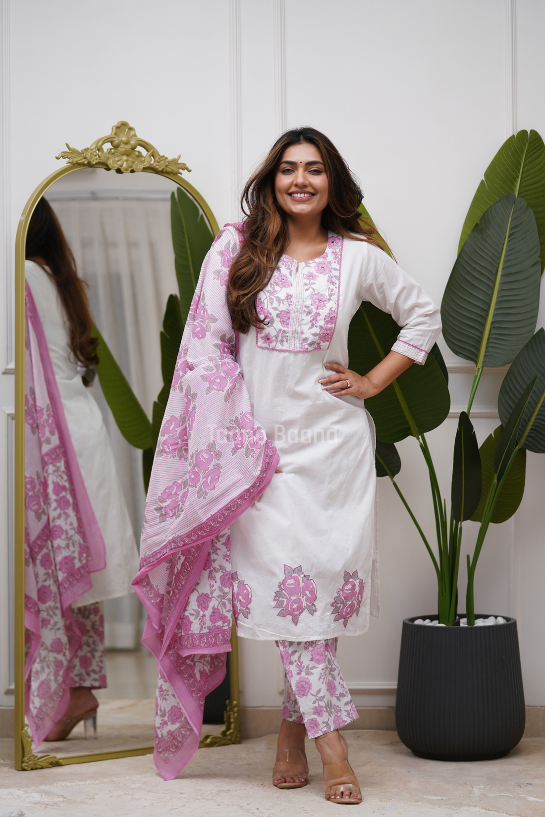 Dupatta Pant Set