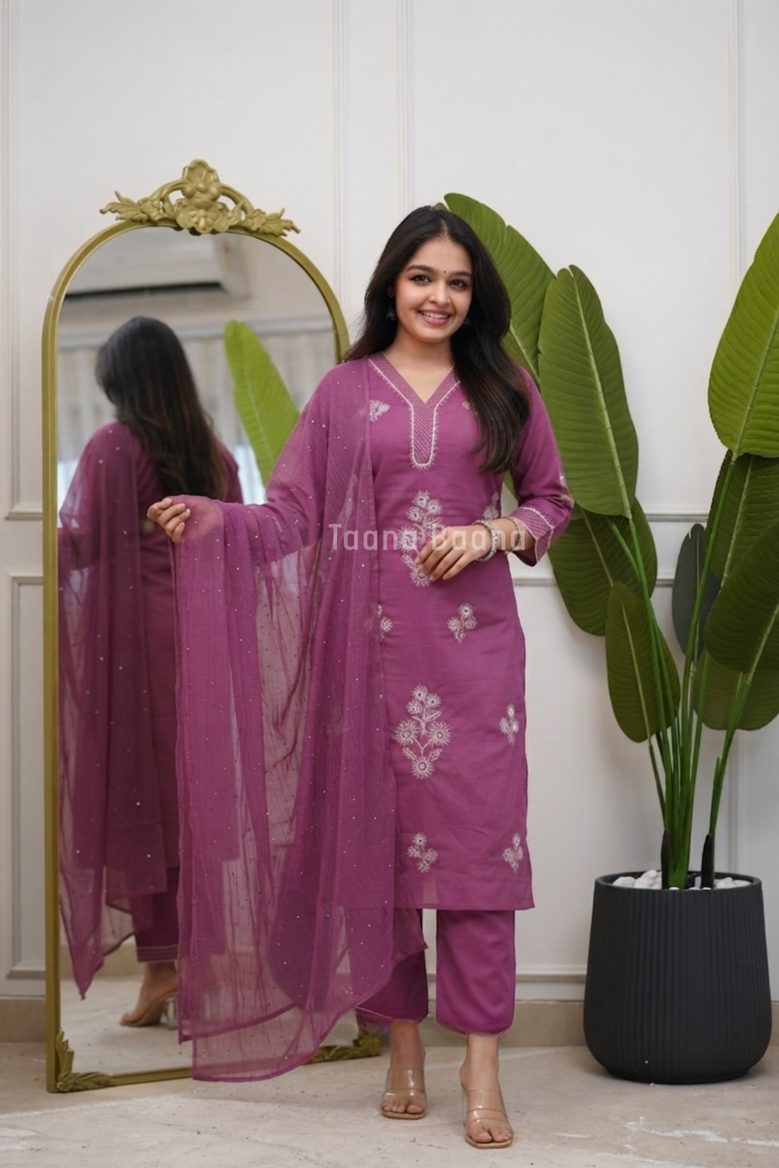 Dupatta Pant Set