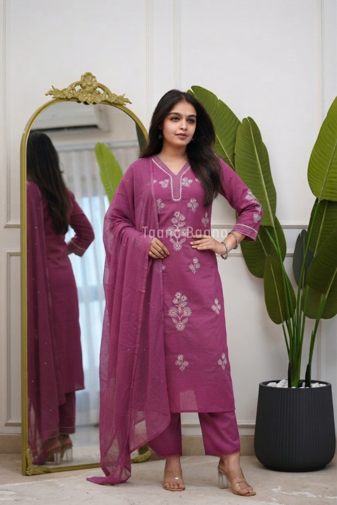 Dupatta Pant Set