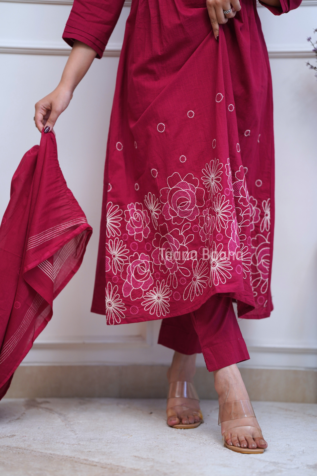 Dupatta Pant Set