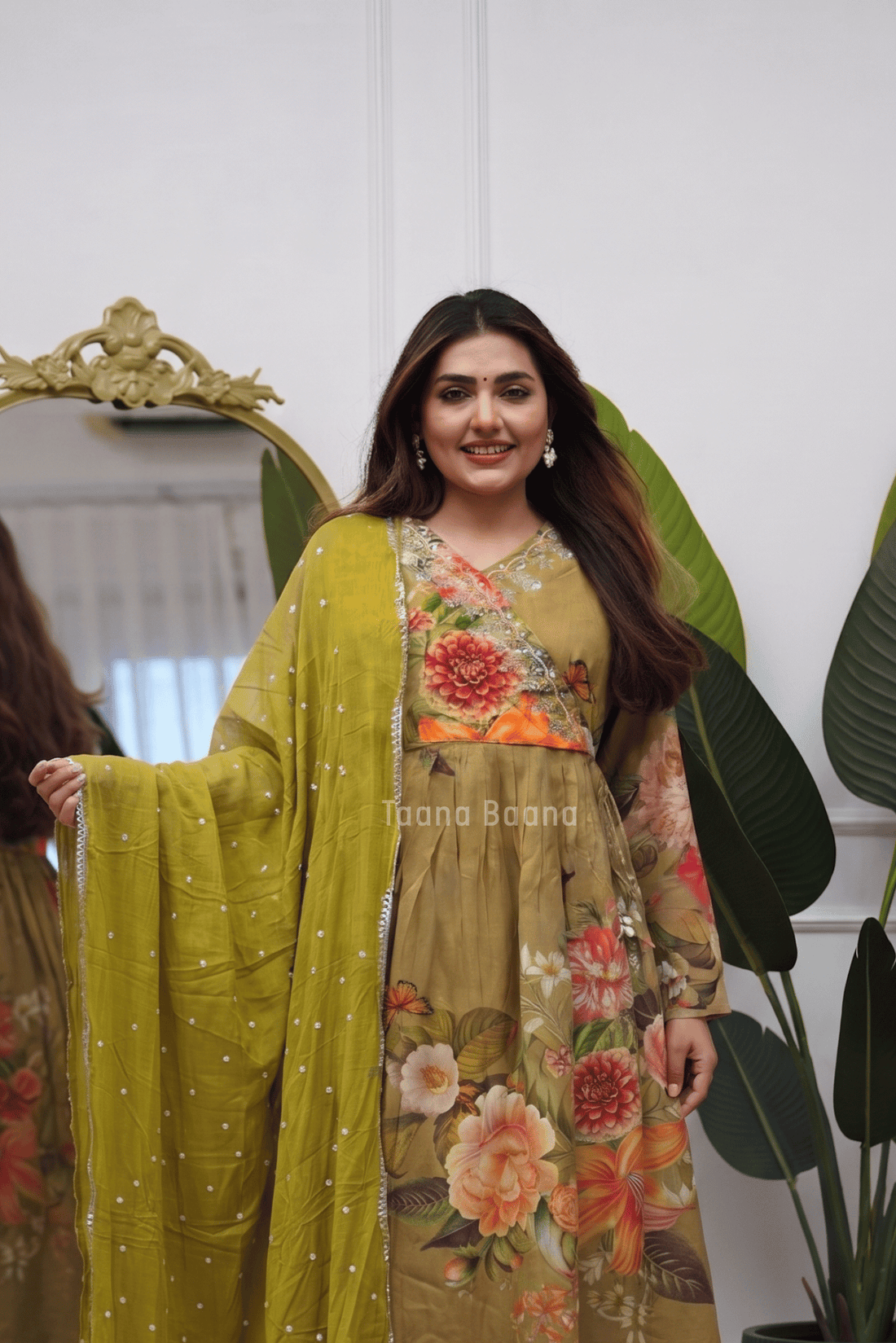 Anarkali Dupatta Suit