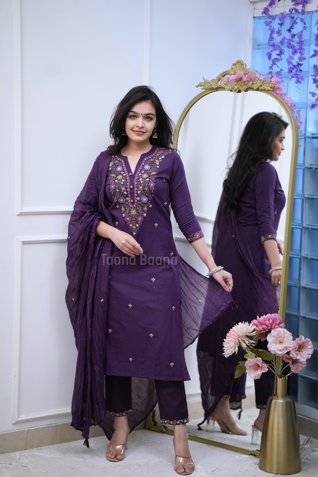 Dupatta Pant Set