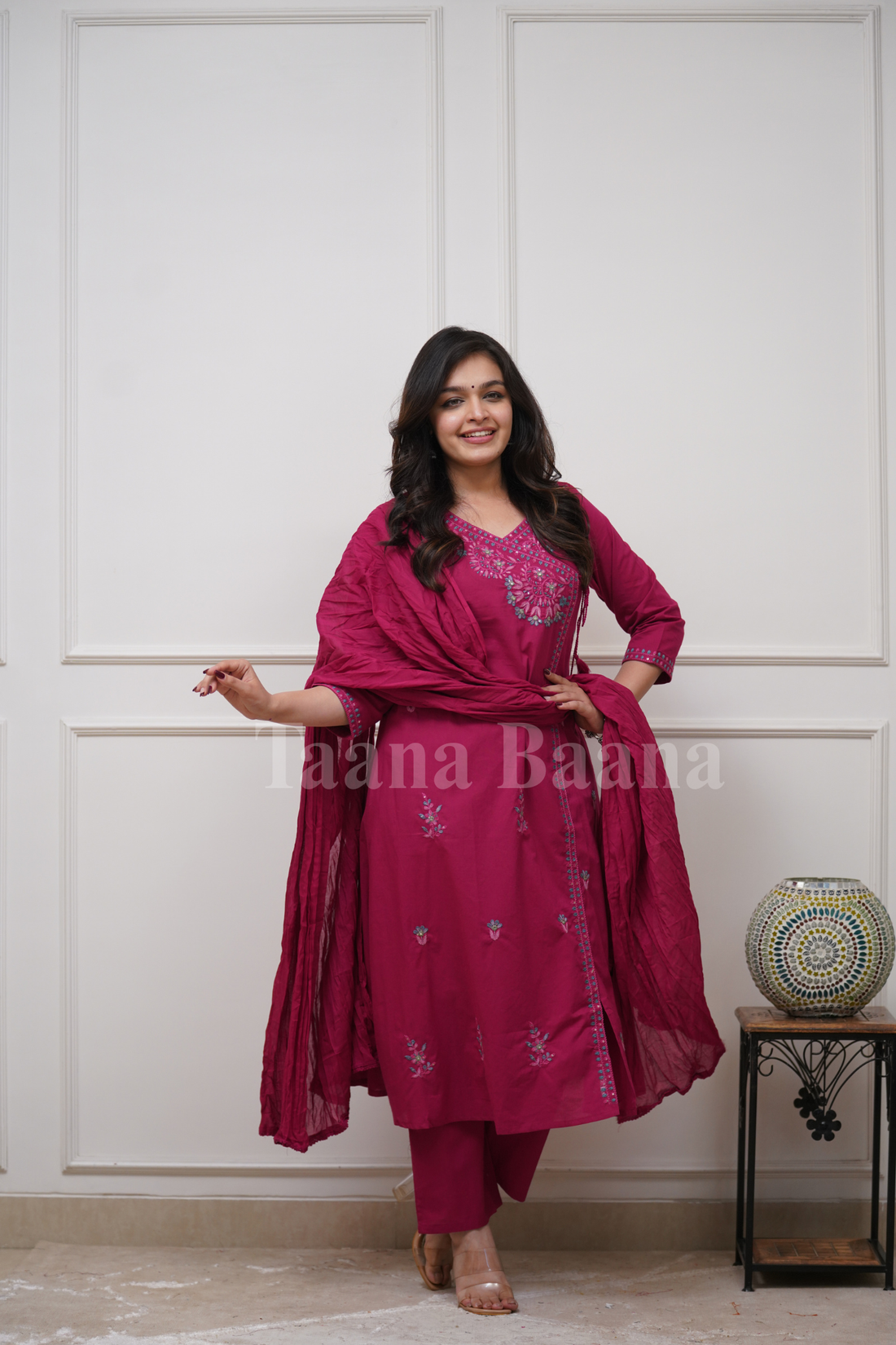 Dupatta Pant Set