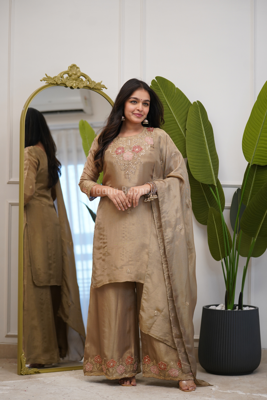 Dupatta Plazo Set