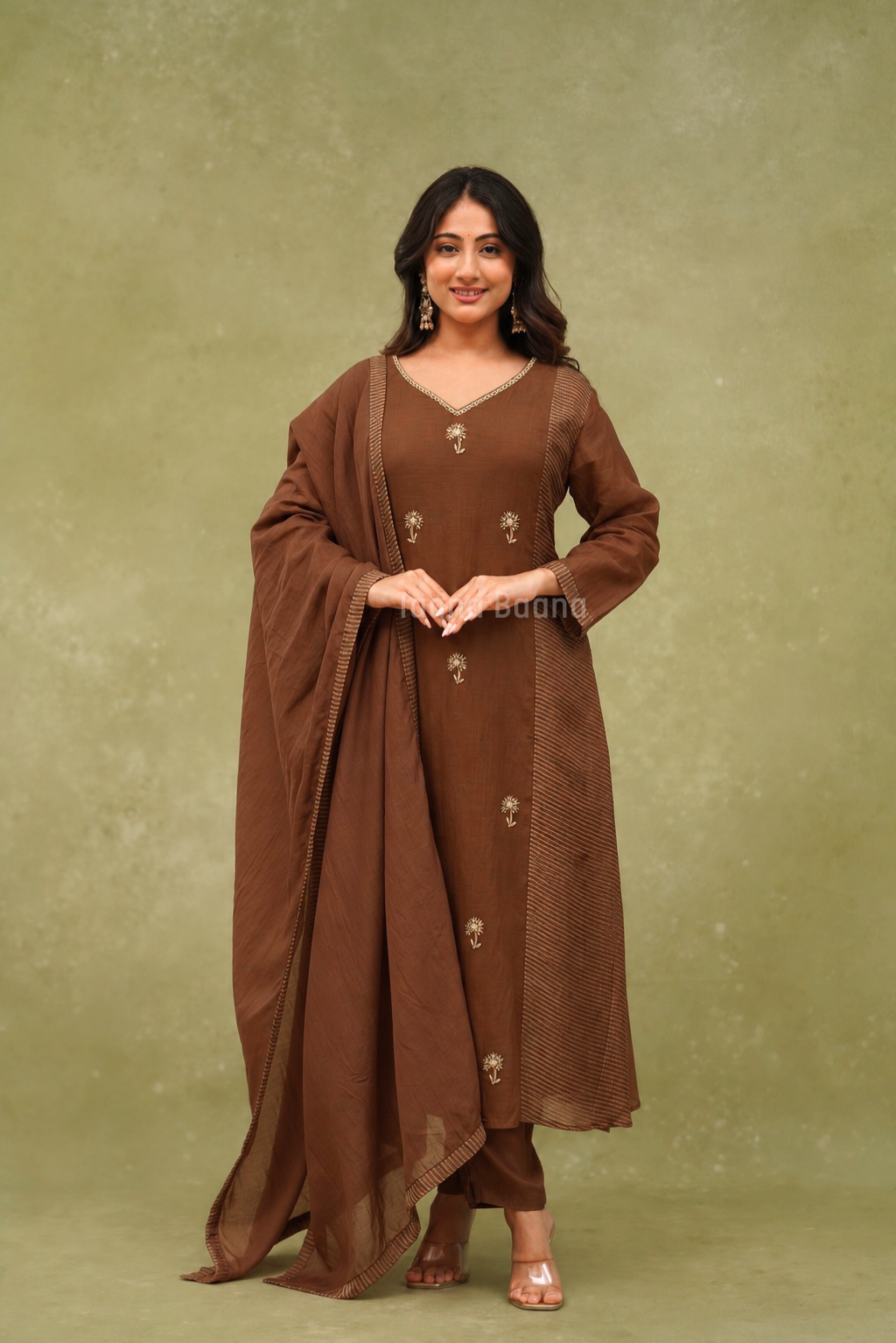 Anarkali Dupatta Set