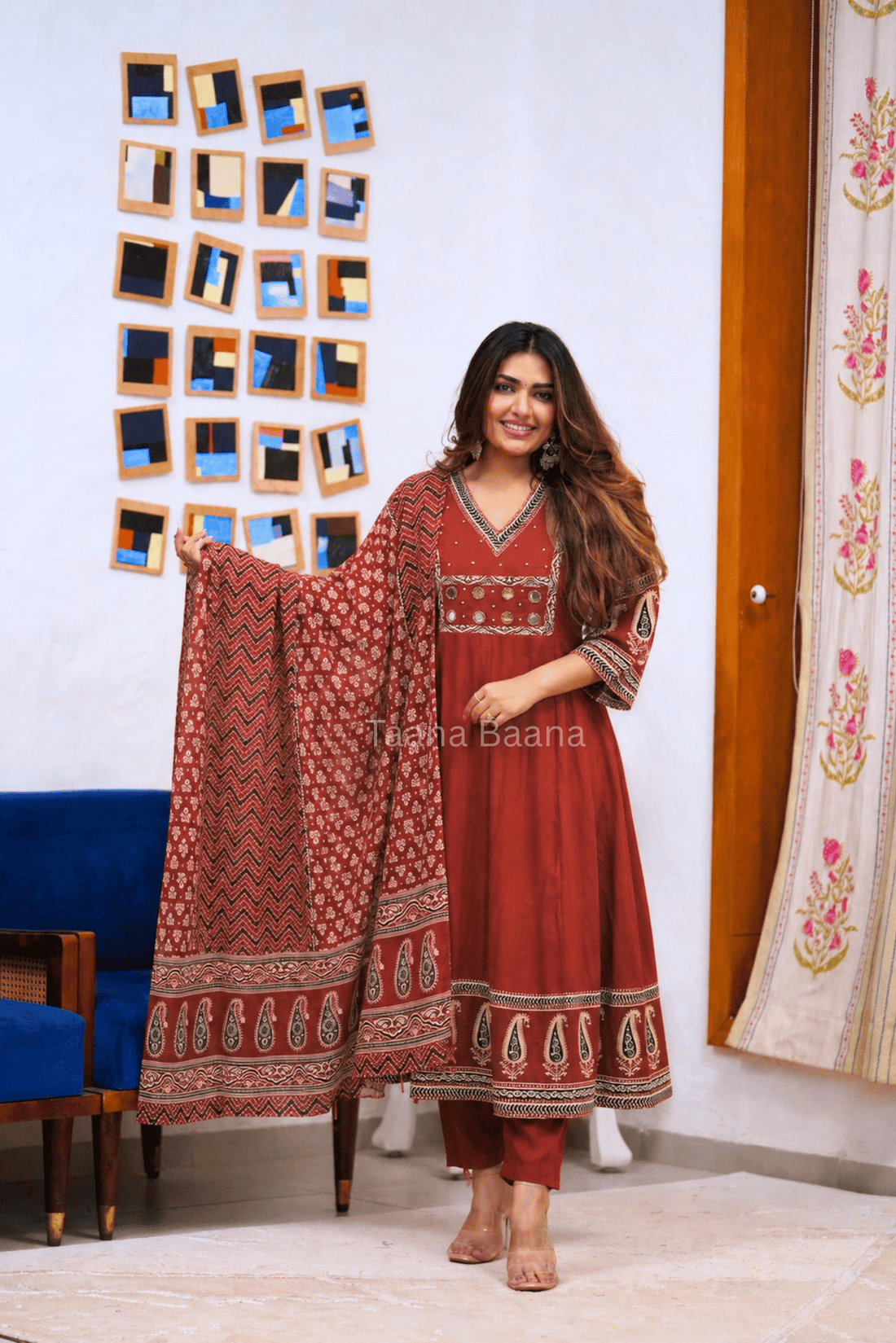Dupatta Pant Set