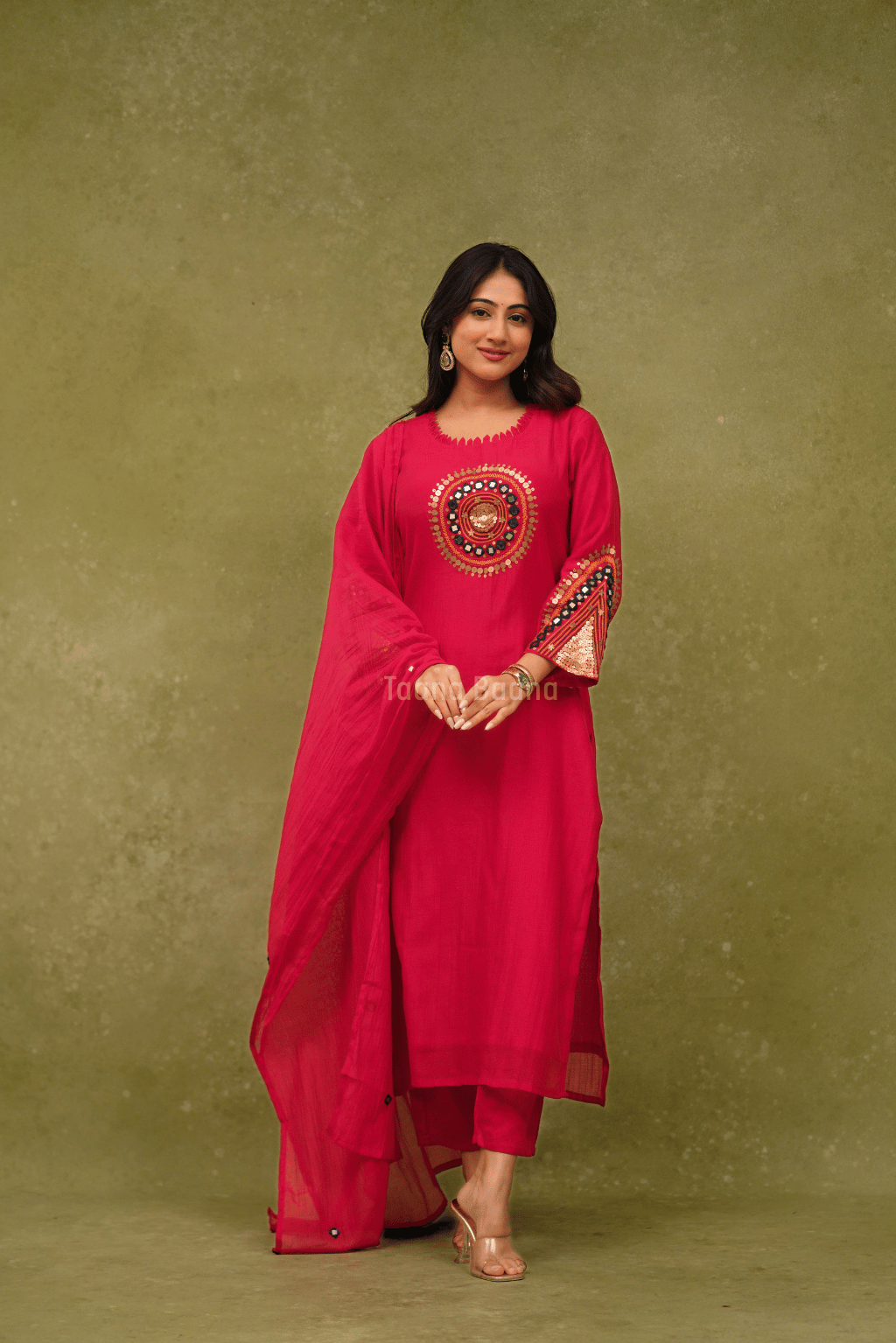 Dupatta Pant Set